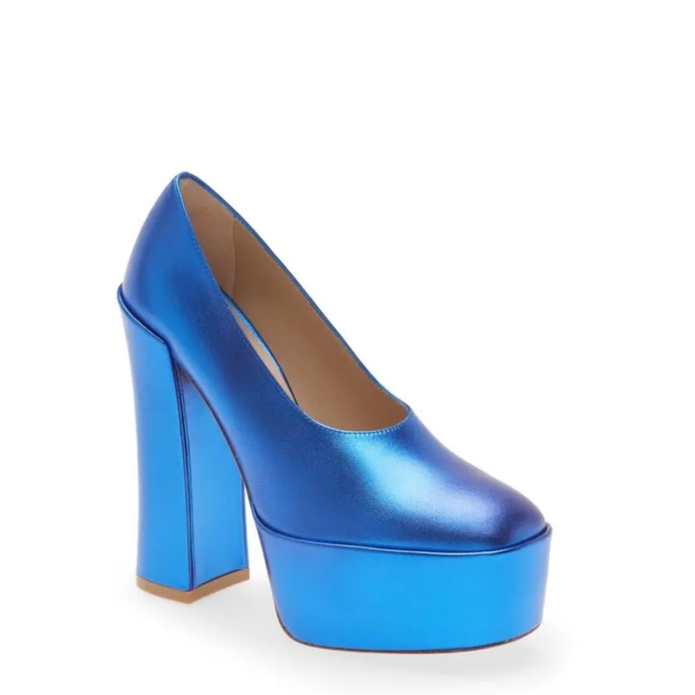 🦋STUART WEITZMAN SKYHIGH 145 PLATFORM PUMPS IN DUSK 8